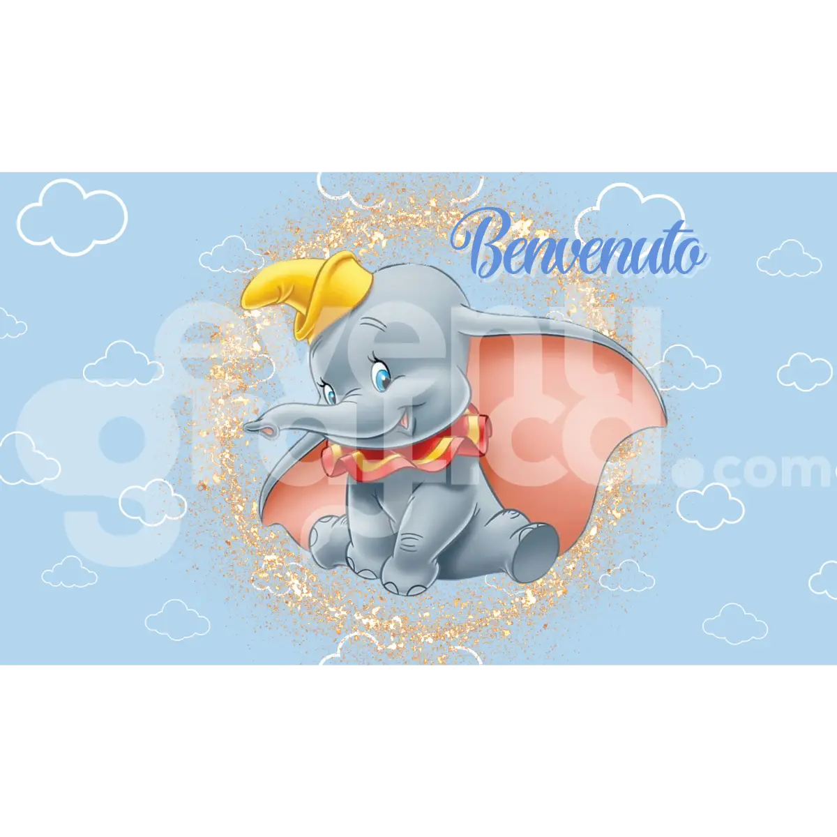 Dumbo Backdrop Nascita 2