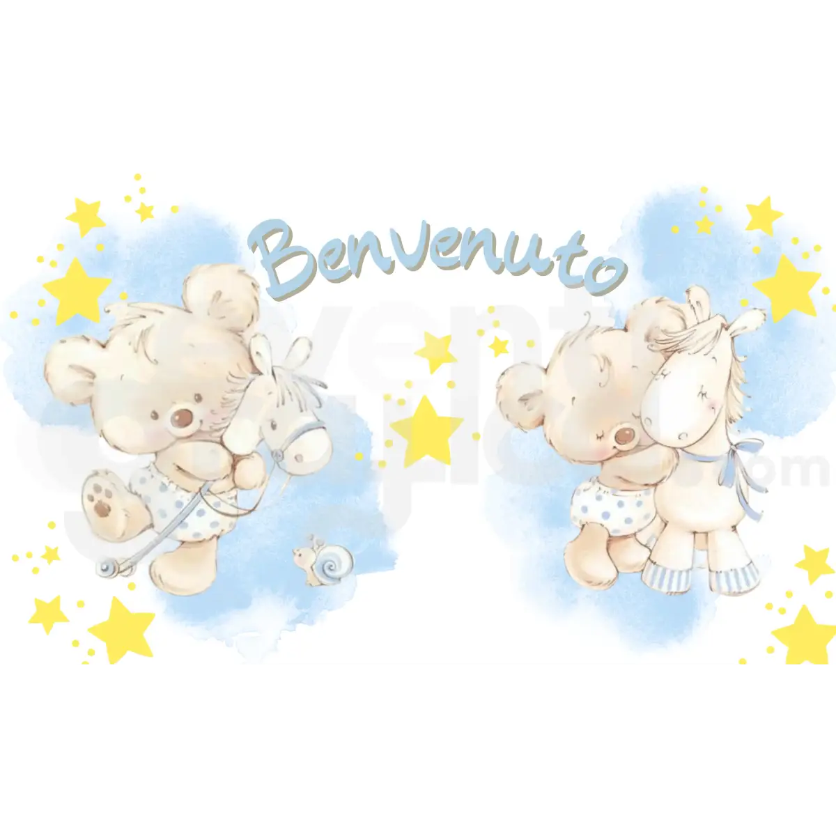 Elefantino Backdrop Nascita 2