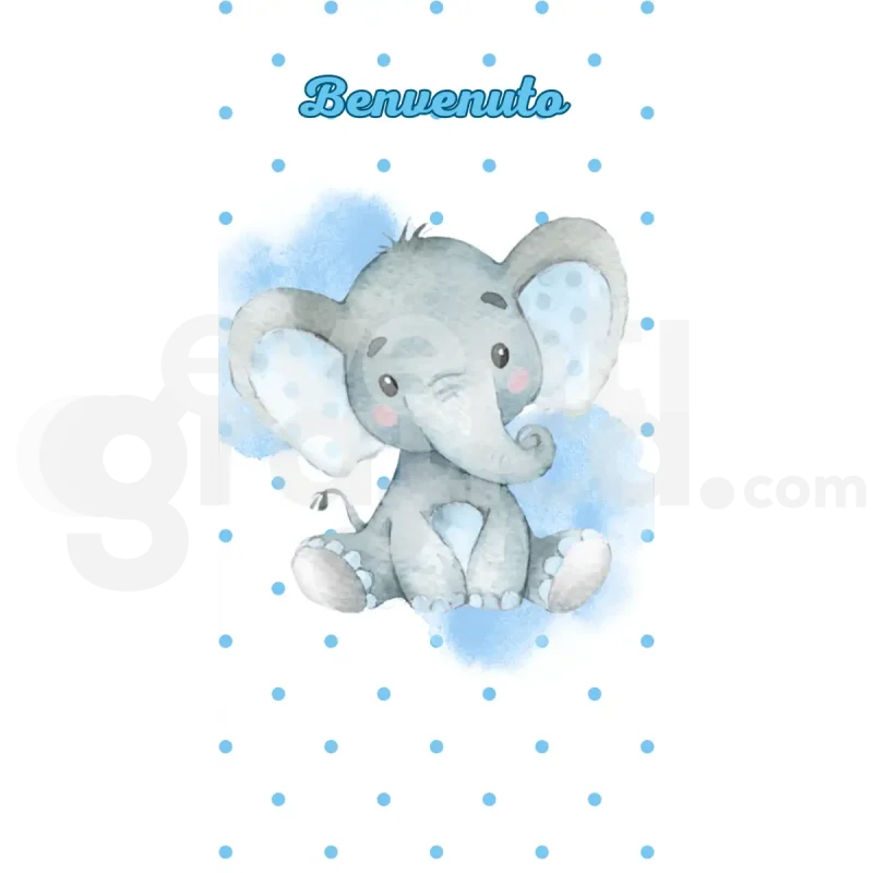 Elefantino Backdrop Nascita 4