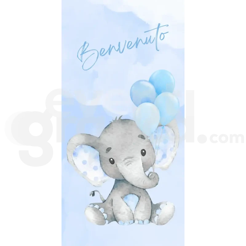 Elefantino Backdrop Nascita 6