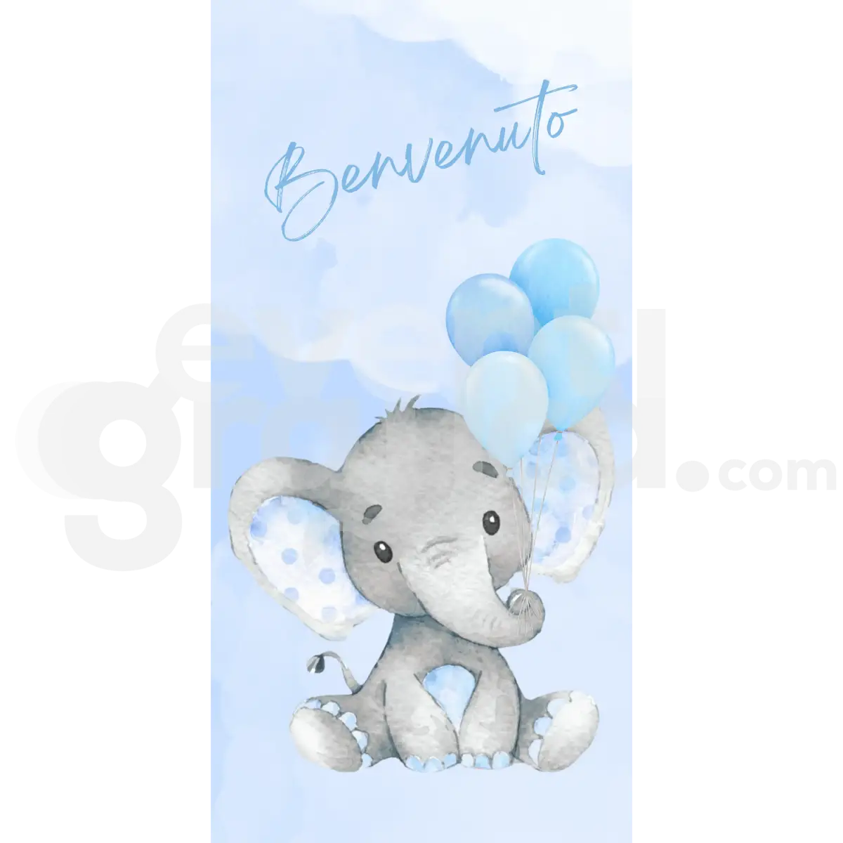 Elefantino Backdrop Nascita 6