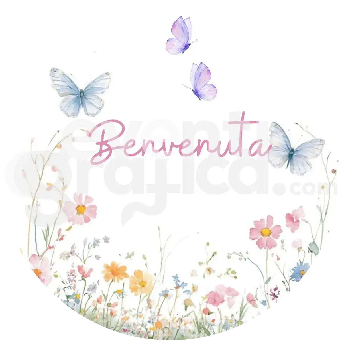 Farfalle Backdrop Nascita 2