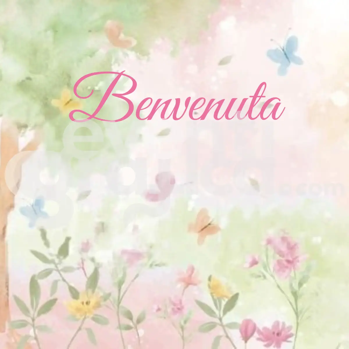 Farfalle Backdrop Nascita 4