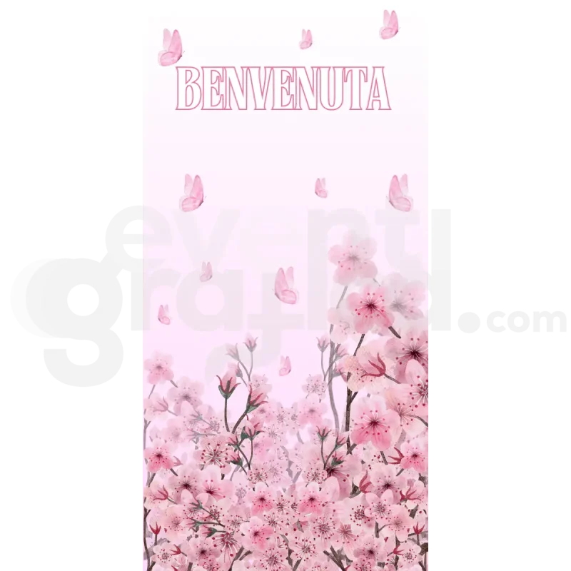 Farfalle Backdrop Nascita 7
