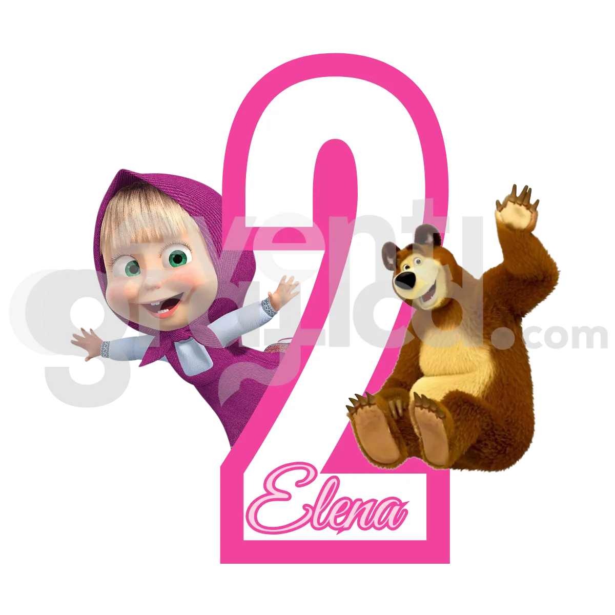 Magnete Secondo Compleanno 1