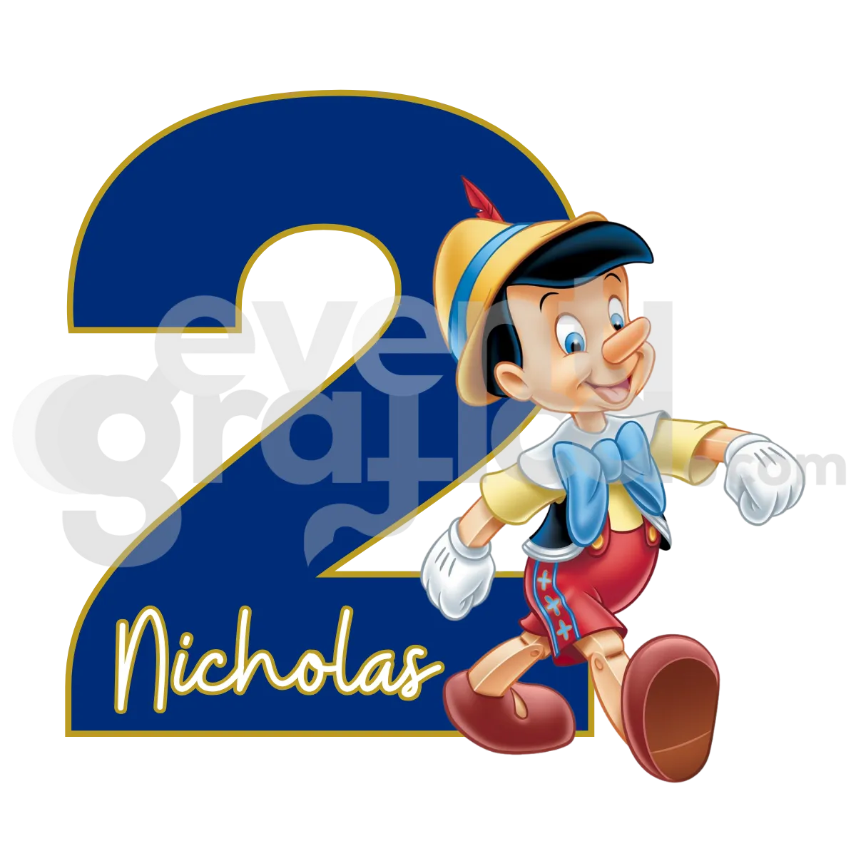 Magnete Secondo Compleanno 9