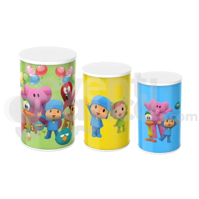 Pocoyo Cilindri Compleanno 3