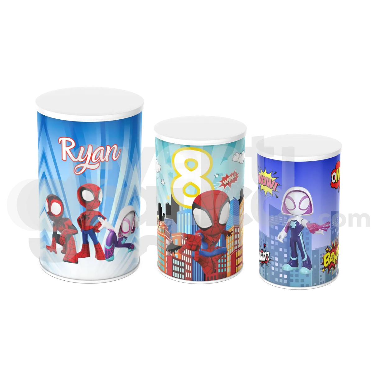 Supereroi Cilindri Compleanno 5