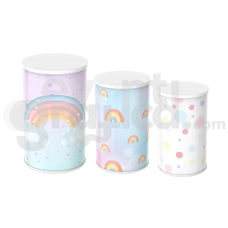 Arcobaleno Cilindri Compleanno 2