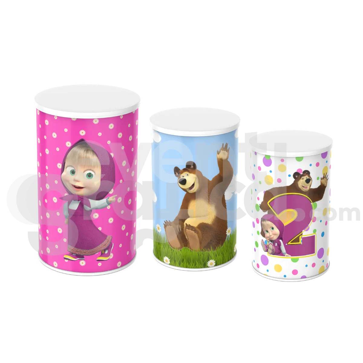 Masha E Orso Cilindri Compleanno 7