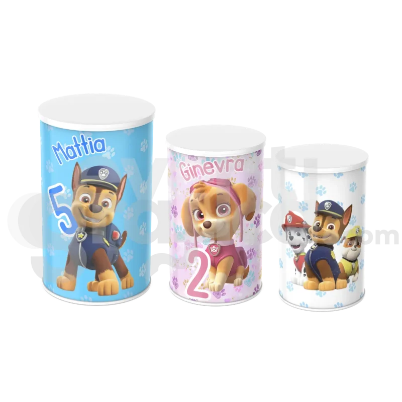 Paw Patrol Cilindri Compleanno 3
