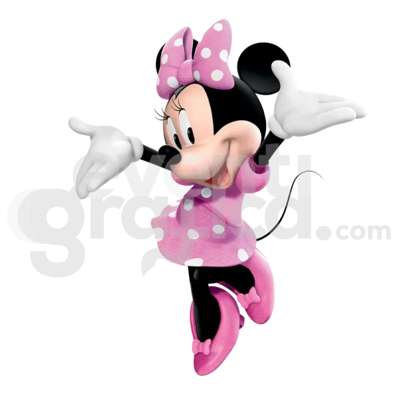 Sagoma Minnie Rosa 5