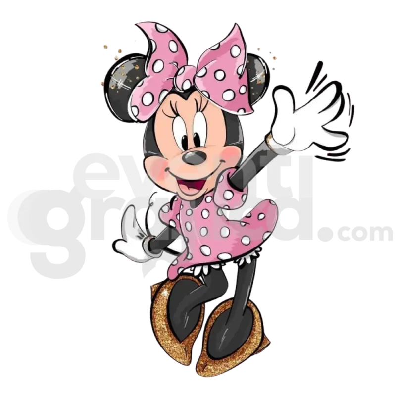 Sagoma Minnie Rosa 7