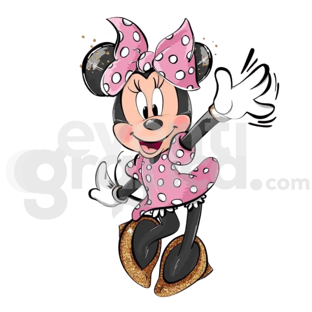 Sagoma Minnie Rosa 7