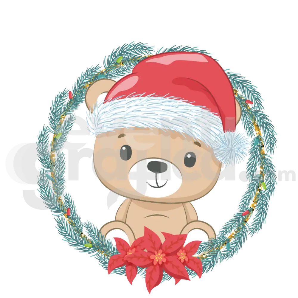 Sagoma Orsetto Natale