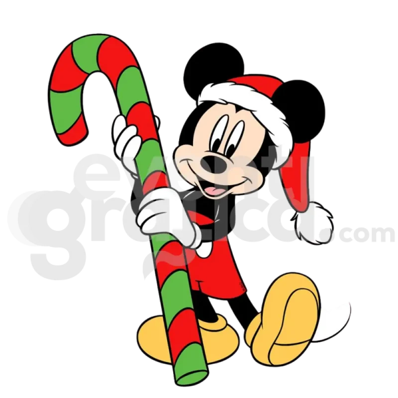 Sagoma Topolino Natale